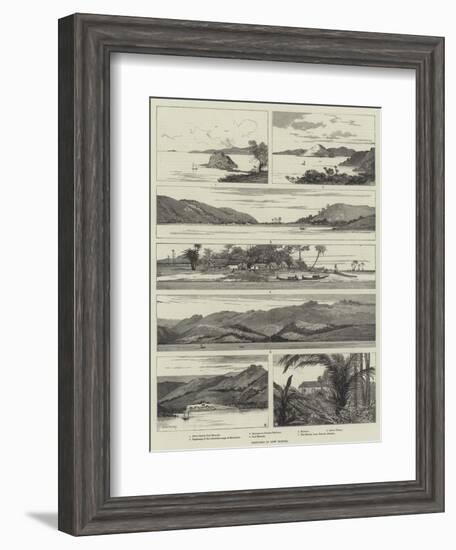 Sketches in New Guinea-Charles Auguste Loye-Framed Giclee Print