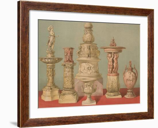 Works in Terra Cotta-null-Framed Giclee Print