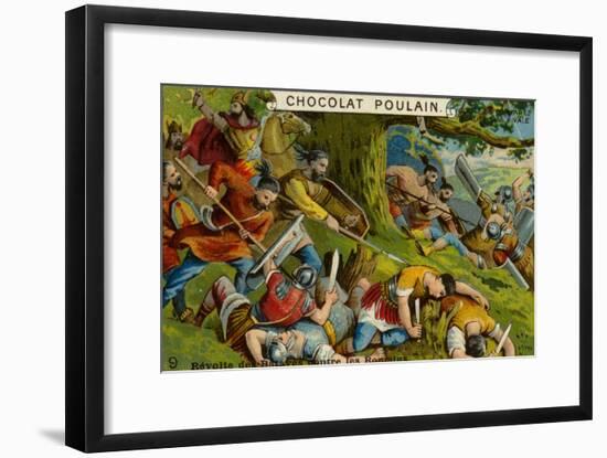 Batavian Revolt Against the Romans-null-Framed Giclee Print