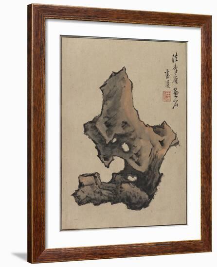 Leaf from Traveling Among the Five Sacred Peaks, 1656-Lan Ying-Framed Giclee Print