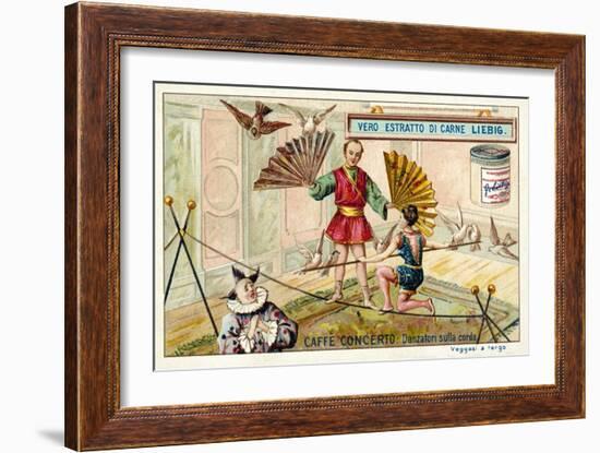 Caffe-Concerto: Tightrope Dancers-null-Framed Giclee Print