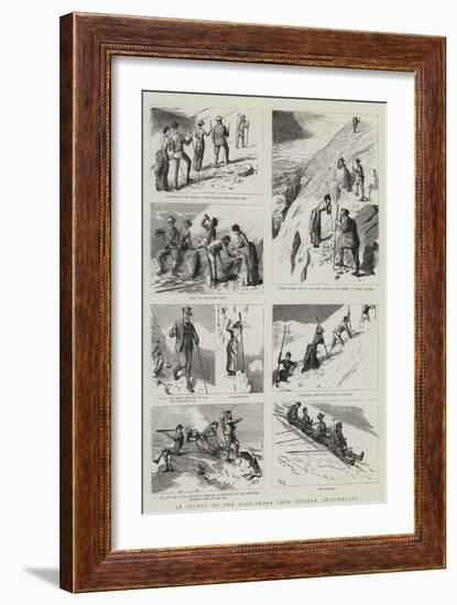 An Ascent of the Schilthorn from Murren, Switzerland-Sydney Prior Hall-Framed Giclee Print