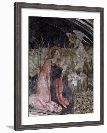 Jesus's Prayer in the Garden of Gethsemane, Detail from a Fresco by Giacomo Jaquerio-null-Framed Giclee Print
