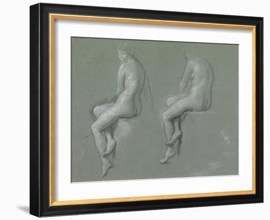 Studies of the Nude-Edward John Poynter-Framed Giclee Print