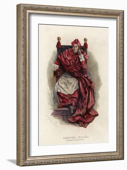 Cardinal Wolsey, from Shakespeare's King Henry VIII-null-Framed Giclee Print