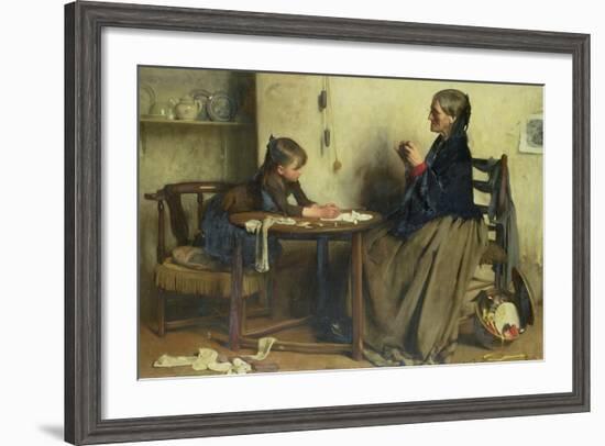 A Difficulty-Arthur Hacker-Framed Giclee Print