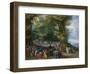 The Sermon on the Mount, 1598-Jan the Elder Brueghel-Framed Giclee Print