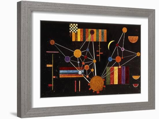 Network Seen from Above, No.231; Geflecht Von Oben, No. 231, 1927-Wassily Kandinsky-Framed Giclee Print