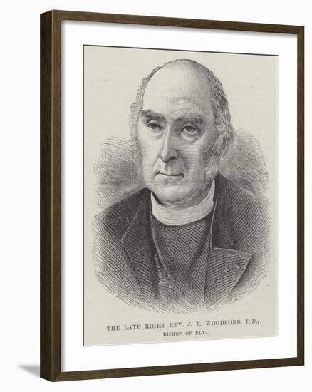 The Late Right Reverend J R Woodford, Dd, Bishop of Ely-null-Framed Giclee Print