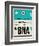 BNA Nashville Luggage Tag II-NaxArt-Framed Art Print