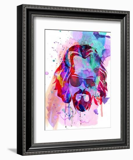 Dude Watercolor-Anna Malkin-Framed Art Print