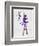 Two Dancing Ballerinas Watercolor 4-Irina March-Framed Art Print