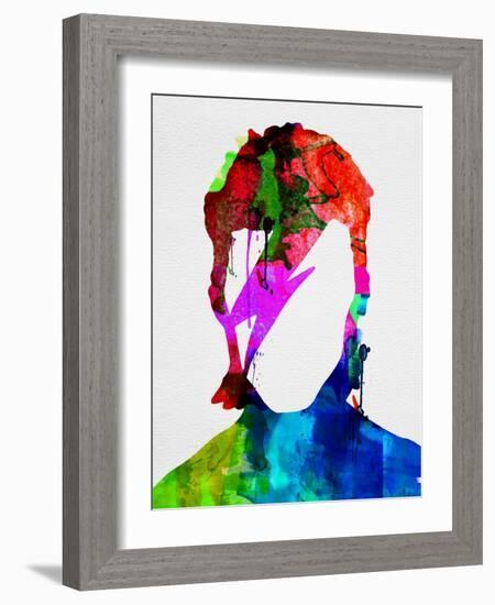 David Watercolor Portrait-Lora Feldman-Framed Art Print