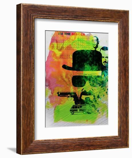 Heisenberg Watercolor-Anna Malkin-Framed Art Print