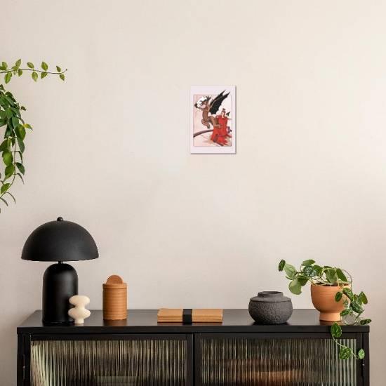 'Gryphon and Ozma' Art Print - John R^ Neill | Art.com