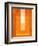 Orange Paper 2-NaxArt-Framed Art Print