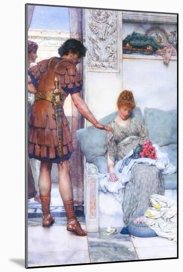 A Quiet Greeting-Sir Lawrence Alma-Tadema-Mounted Art Print