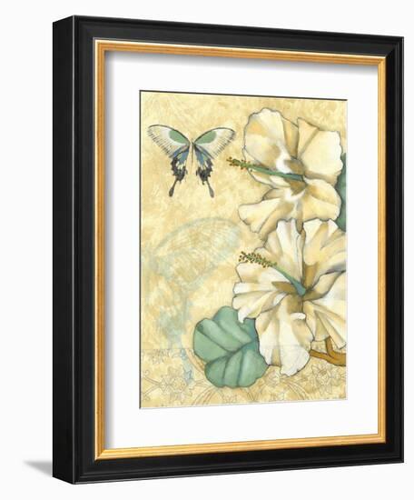 Small Hibiscus Medley I-Jennifer Goldberger-Framed Art Print