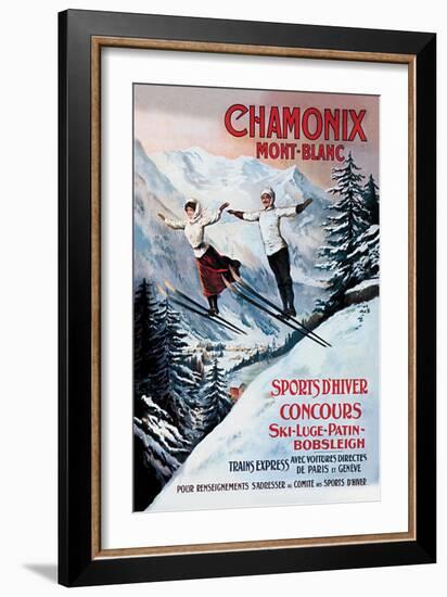 Chamonix Mont-Blanc-Francisco Tamagno-Framed Art Print