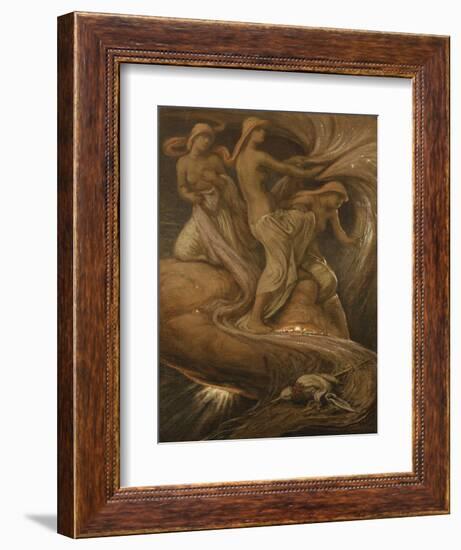 The Fates Gathering in the Stars-Jean-Baptiste-Camille Corot-Framed Giclee Print