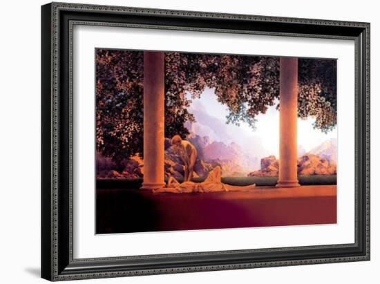 Daybreak-Maxfield Parrish-Framed Art Print