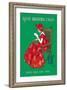 Woman in Red Reading-Ferdinand Von Reznicek-Framed Art Print
