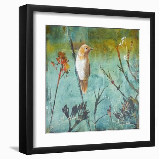 Australian Reed Warbler-Trudy Rice-Framed Art Print