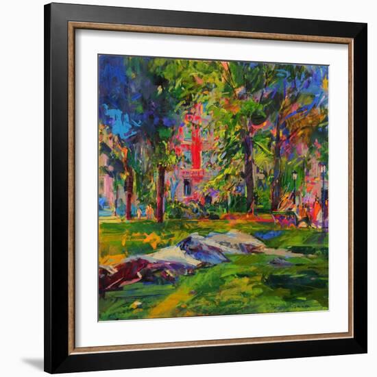 Cedar Hill, Central Park-Peter Graham-Framed Giclee Print