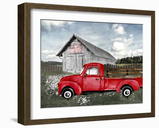 American Made Truck-Kimberly Allen-Framed Art Print