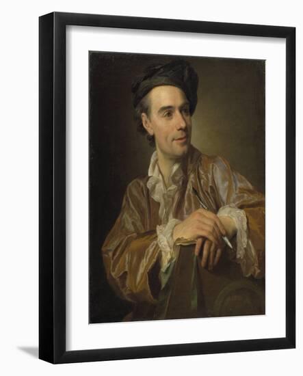 Portrait of the Painter Claude Joseph Vernet (1714-1789)-Alexander Roslin-Framed Giclee Print