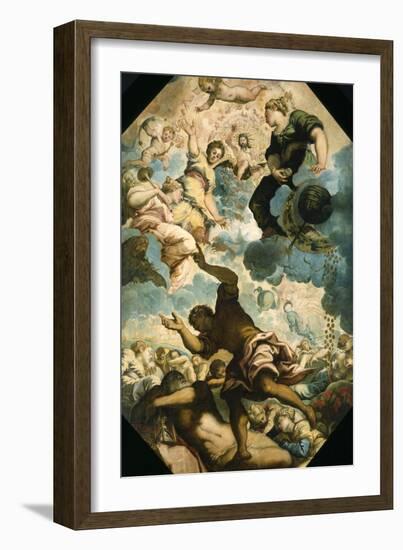 The Dreams of Men, Mid-16Th Century (Oil on Canvas)-Jacopo Robusti Tintoretto-Framed Giclee Print