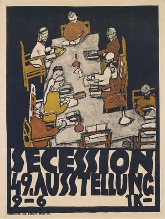 Egon Schiele、Secession 49. Austellung File:Secession. 49 Ausstellung Egon Schiele 1918.jpg
