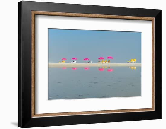 Camps Bay Beach Umbrellas-Richard Silver-Framed Photographic Print