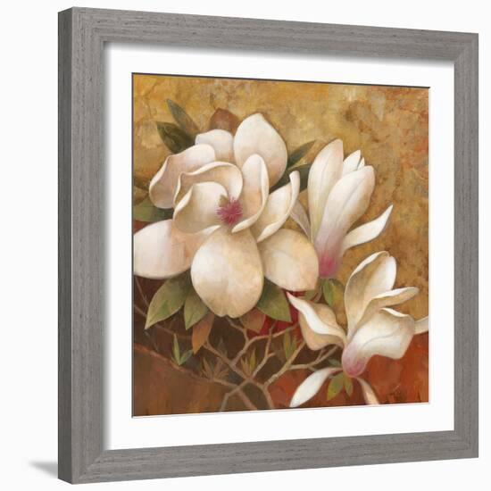 Sweet Magnolia I-Elaine Vollherbst-Lane-Framed Art Print