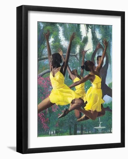 Jumping for Joy-Gregory Myrick-Framed Art Print