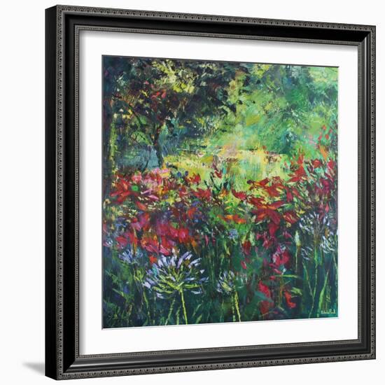 Gorgeous Summer Garden-Sylvia Paul-Framed Giclee Print