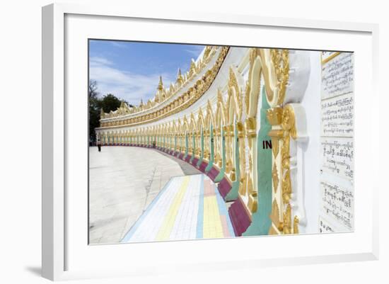 U Min Thonze Cave Temple on Sagaing Hill, Sagaing, Myanmar (Burma), Southeast Asia-Alex Robinson-Framed Photographic Print