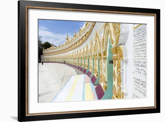 U Min Thonze Cave Temple on Sagaing Hill, Sagaing, Myanmar (Burma), Southeast Asia-Alex Robinson-Framed Photographic Print