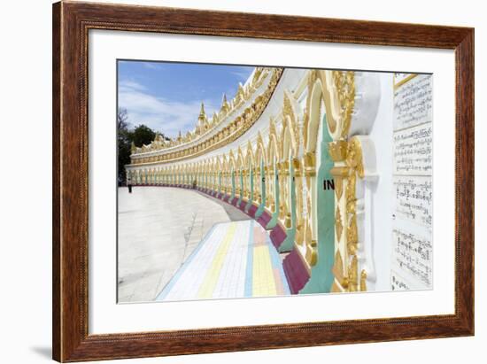 U Min Thonze Cave Temple on Sagaing Hill, Sagaing, Myanmar (Burma), Southeast Asia-Alex Robinson-Framed Photographic Print