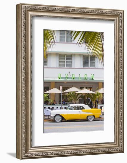 U.S.A, Miami, Miami Beach, South Beach, Ocean Drive-Jane Sweeney-Framed Photographic Print