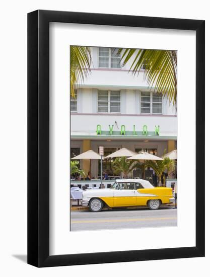 U.S.A, Miami, Miami Beach, South Beach, Ocean Drive-Jane Sweeney-Framed Photographic Print