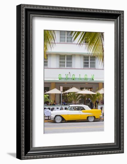 U.S.A, Miami, Miami Beach, South Beach, Ocean Drive-Jane Sweeney-Framed Photographic Print