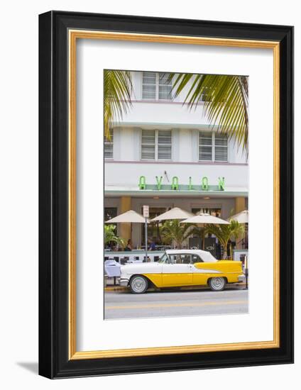 U.S.A, Miami, Miami Beach, South Beach, Ocean Drive-Jane Sweeney-Framed Photographic Print