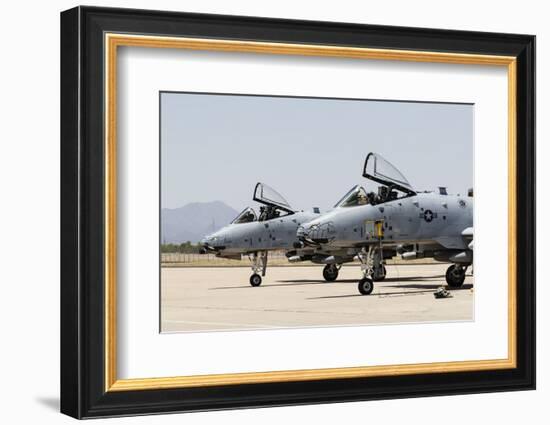 U.S. Air Force A-10 Thunderbolt Ii Aircraft at Davis Monthan Air Force Base-Stocktrek Images-Framed Photographic Print