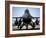 U.S. Air Force Crew Chiefs Do Pre-flight Checks Under An F-16 Fighting Falcon-Stocktrek Images-Framed Photographic Print