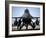 U.S. Air Force Crew Chiefs Do Pre-flight Checks Under An F-16 Fighting Falcon-Stocktrek Images-Framed Photographic Print