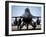 U.S. Air Force Crew Chiefs Do Pre-flight Checks Under An F-16 Fighting Falcon-Stocktrek Images-Framed Photographic Print