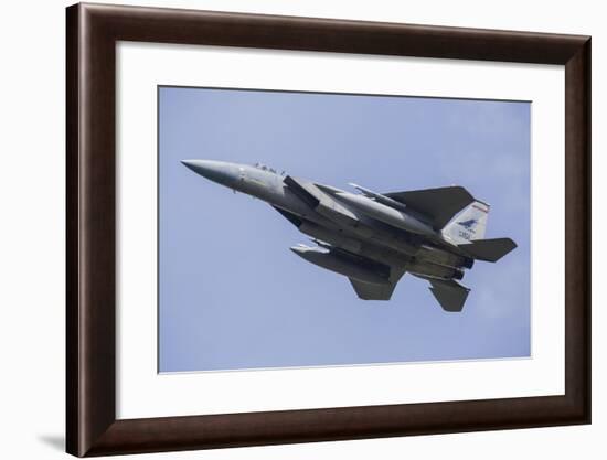 U.S. Air Force F-15C During Nato Exercise Frisian Flag 2015-Stocktrek Images-Framed Photographic Print