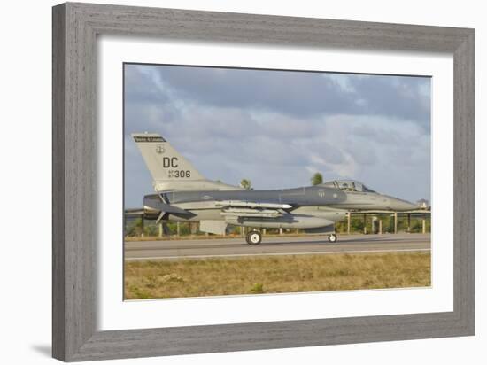 U.S. Air Force F-16 Fighting Falcon at Natal Air Force Base, Brazil-Stocktrek Images-Framed Photographic Print