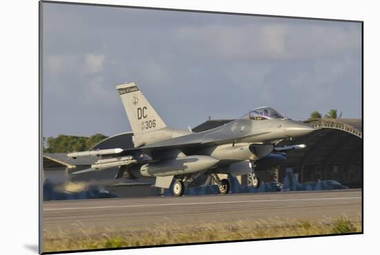 U.S. Air Force F-16 Fighting Falcon at Natal Air Force Base, Brazil-Stocktrek Images-Mounted Photographic Print
